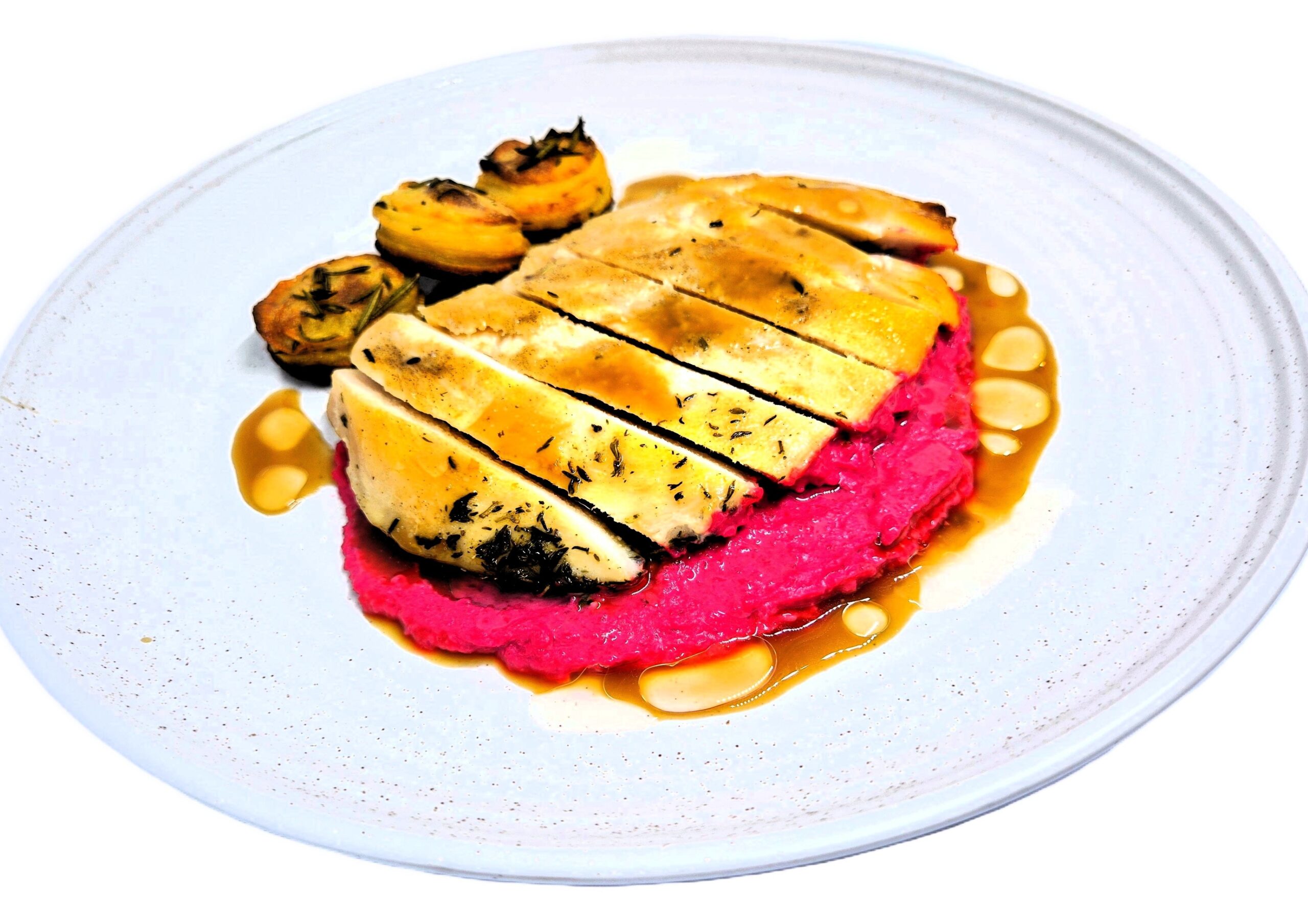 Chicken Royale with Beetroot Purée - Image 2