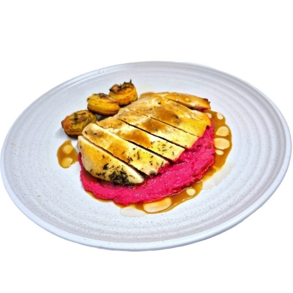 Chicken Royale with Beetroot Purée - Image 3
